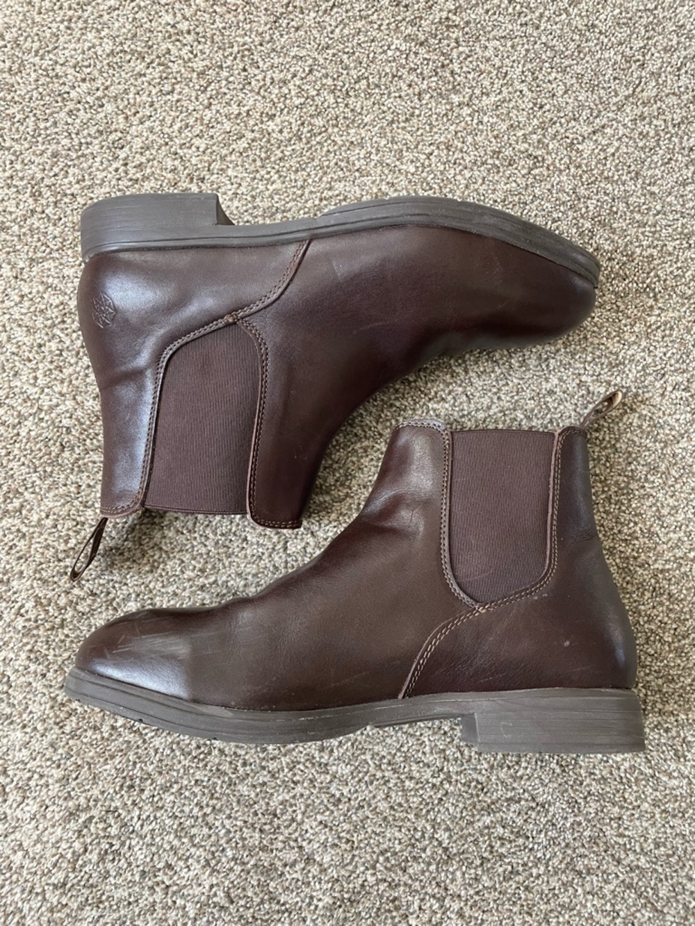 Xena Chelsea Steel Toe Brown Leather Work Boot